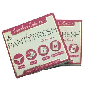 BOGO Panty Fresh Emergency Thong Underwear Kit Seamless Collection Nude L NEW